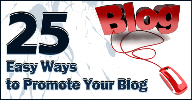 25 ways to promote a blog post